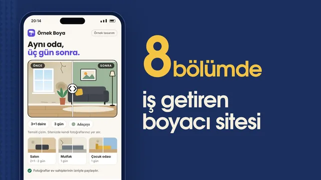 Boya badana web sitesi örneği